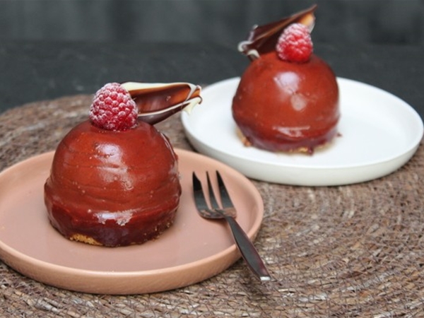Chocolade bol gebak
